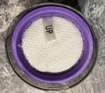 中華製スティッククリーナーのフィルター