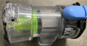 蓋を閉めると内筒フィルターが縮む
