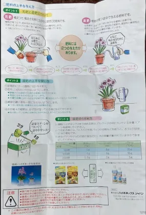 微粉ハイポネックス 付属の計量スプーン