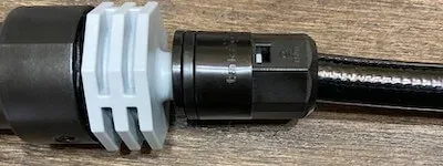 調圧ジョイントの確認窓