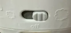 ④ スイッチをON（量多め）に戻す