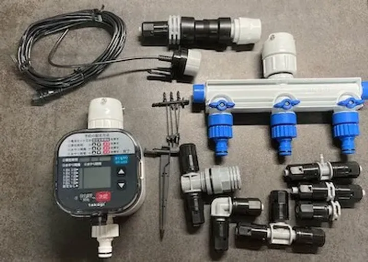 かんたん水やりシステムを導入する際に、購入しておくべき部品たち