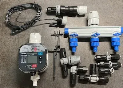 かんたん水やりシステムを導入する際に、購入しておくべき部品たち