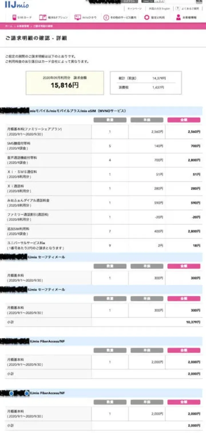 わたしは2014年にIIJmioに切り替えて電話代を安くしている