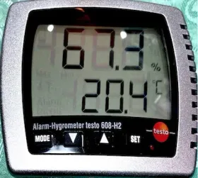 testo 608-H2とtesto 622高精度温湿度・気圧計