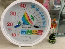 水槽の横に設置した温湿度計