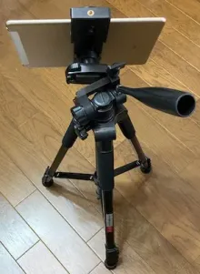真下に向けた俯瞰撮影セッティング