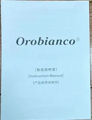 収納袋のOrobiancoロゴ