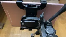 横置き固定の背面