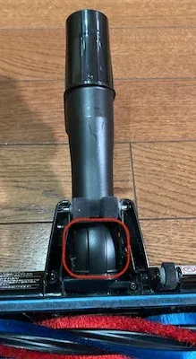PV-BL2H パワーヘッド裏面の回転軸構造