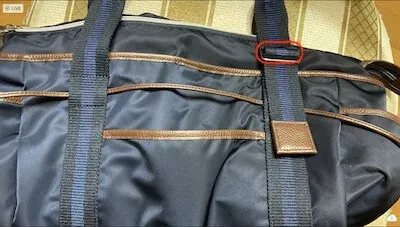 長さを調整できる本革ハンドルベルト1