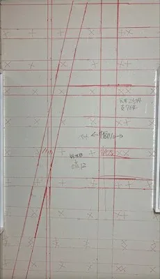 下地探しが終わった壁面3