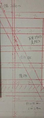下地探しが終わった壁面1