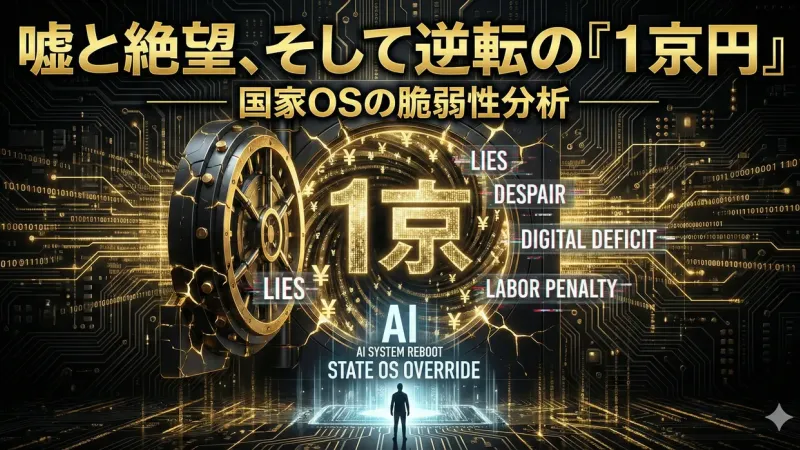 嘘と絶望、そして逆転の『1.4京円超』 — 国家OSの脆弱性分析