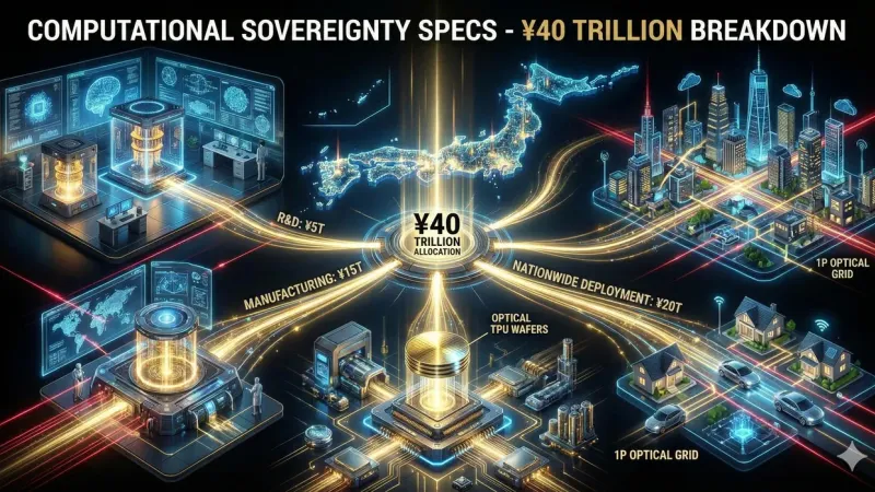 40兆円の演算アロケーション ― 光コンピュータと全土換装の積算
