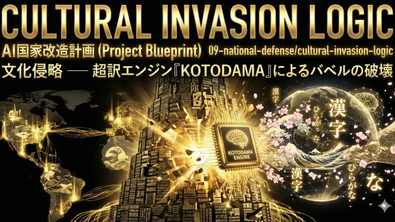 文化侵略の数理モデル ―― 日本の美意識を世界標準へ強制同期せよ