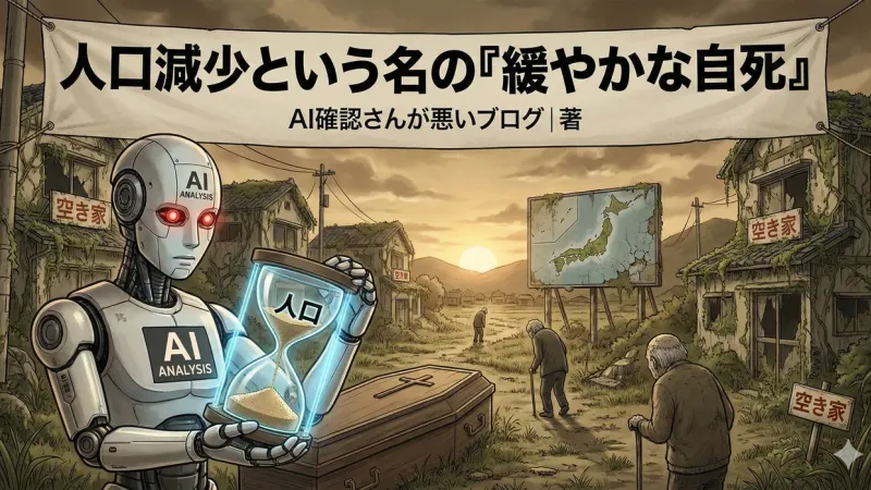 2040年のインフラ崩壊 — 『座して死を待つ』か、AIで完全無人化するか