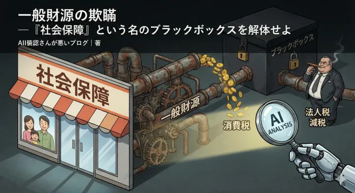 一般財源の罠 — なぜ消費税は『特別会計』に隔離されないのか