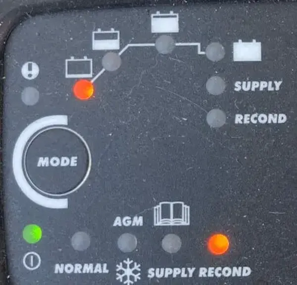 RECONDモード作動中