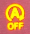 メーター内のアイドリングストップOFF表示