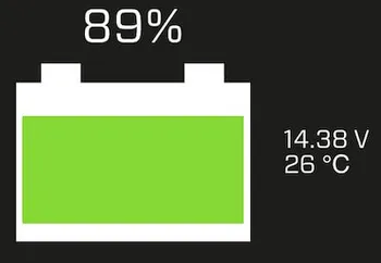 11:03 時点のバッテリー残量87%