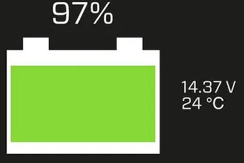13:43 時点のバッテリー残量94%