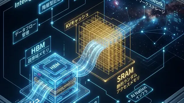 知能の残像：KVキャッシュと階層型記憶ロジスティクス