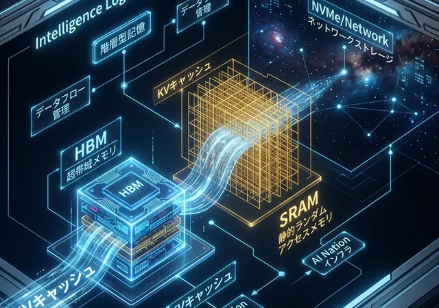 知能の残像：KVキャッシュと階層型記憶ロジスティクス