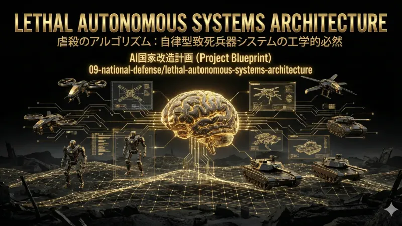 殺戮のアルゴリズム ―― 自律型致死兵器システムの工学的必然