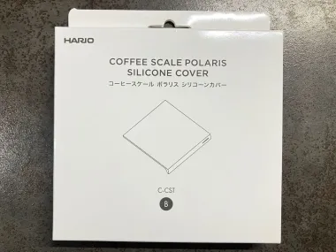 HARIO コーヒースケール ポラリス専用シリコーンカバー C-CST-B の外箱パッケージ