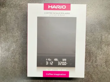 HARIO コーヒースケール ポラリス CST-2000-B の外箱パッケージ