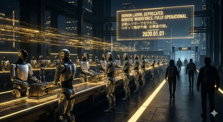 物理層の覚醒：汎用ロボットによる労働力の完全置換工程表