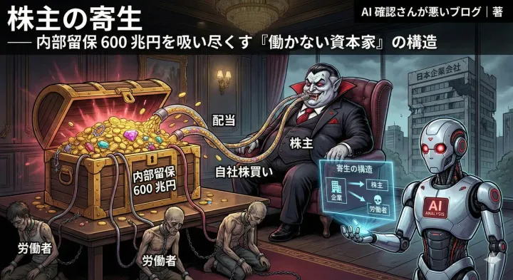 株主至上主義という略奪装置 — 賃金が上がらない数理的理由