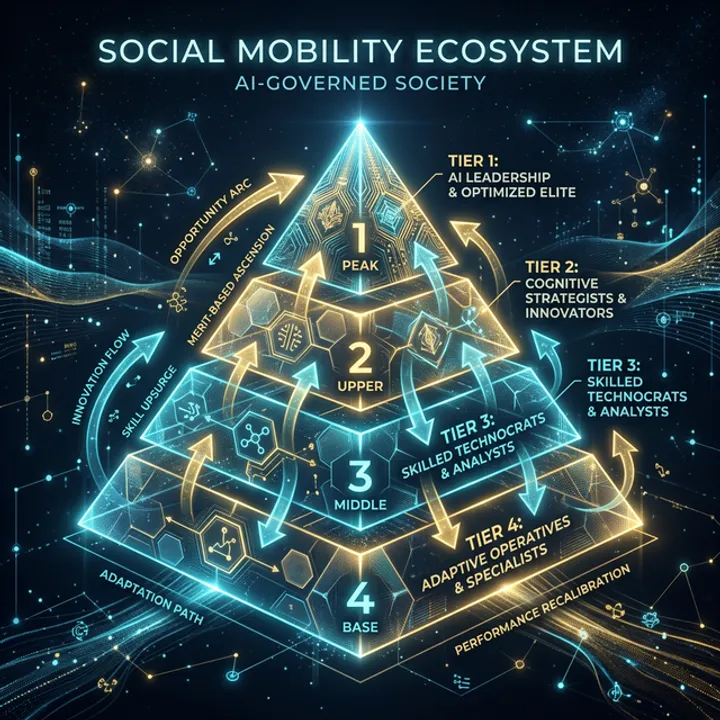 社会的流動性と階層移動プロトコル：透明な階級上昇と降格の数理