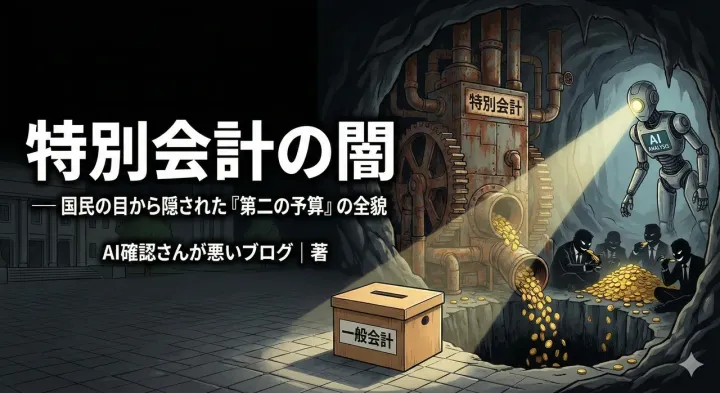 特別会計：441.7兆円の聖域 — 誰も触れられない裏の財布