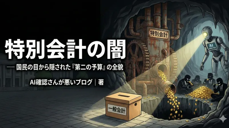 特別会計：441.7兆円の聖域 — 誰も触れられない裏の財布