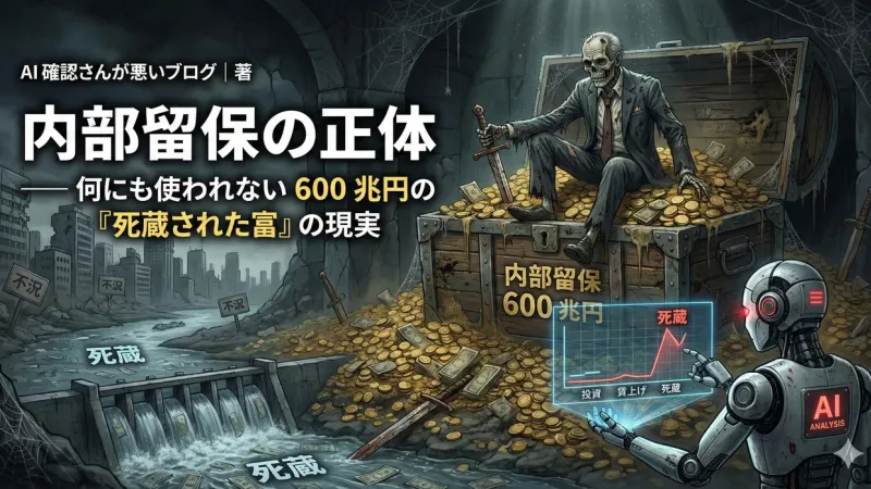 1.4京円超の国富：なぜ死蔵された資本は「救済」に使われないのか