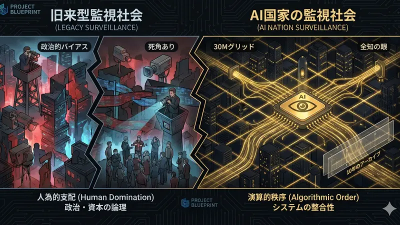 監視社会の再定義：既存国家とAI国家の決定的差異