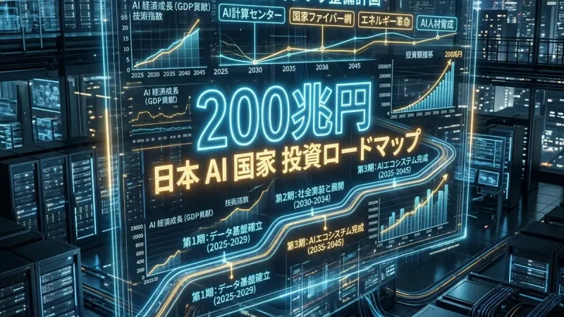200兆円の物理執行ロードマップ ― 予算配分と12年間の時系列工程表