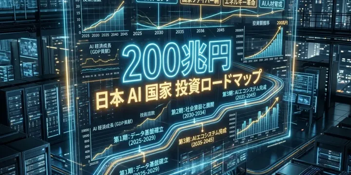 200兆円の物理執行ロードマップ ― 予算配分と12年間の時系列工程表