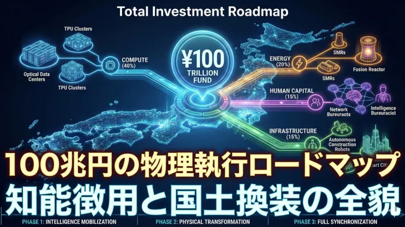 100兆円の物理執行ロードマップ ― 予算配分と10年間の時系列工程表