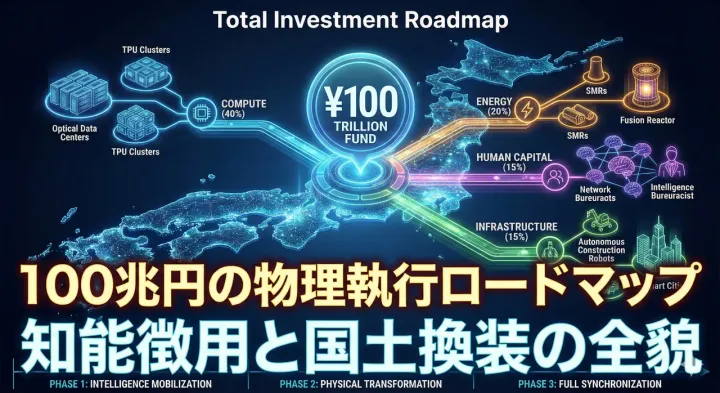 100兆円の物理執行ロードマップ ― 予算配分と10年間の時系列工程表
