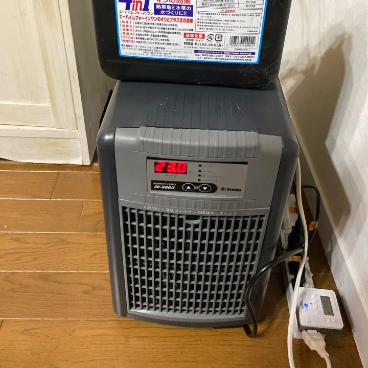 水槽の冷却ならゼンスイのZC-500αがおすすめ